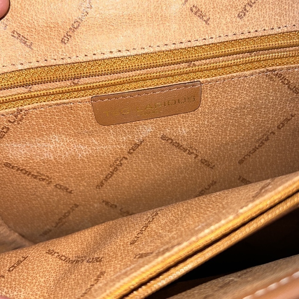 Vintage Ted Lapidus Leather Cross Bag - Picture 8 of 14